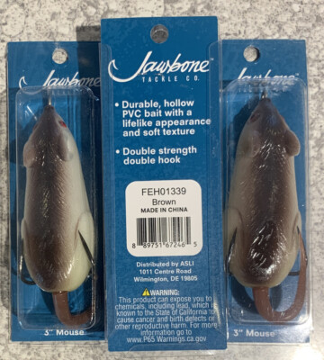 3 Packs Jawbone Floating Mouse 3  Brown