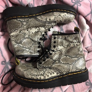snakeskin dr marten boots