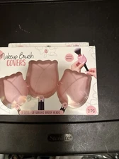 Makeup Brush Covers, 3 Sizes, Soft Silicone
