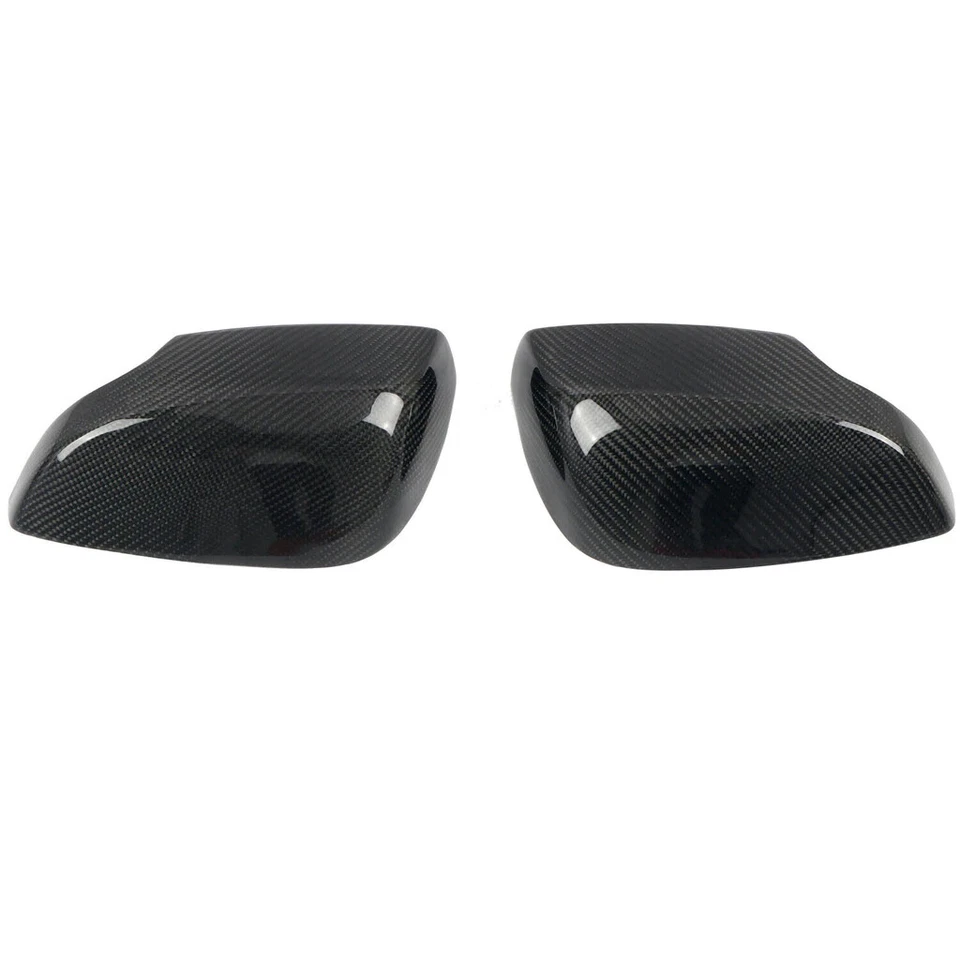 Tapas de cubierta de espejo retrovisor lateral de fibra de carbono real para Subaru WRX STI 2015-2020 Foto 3 de 4