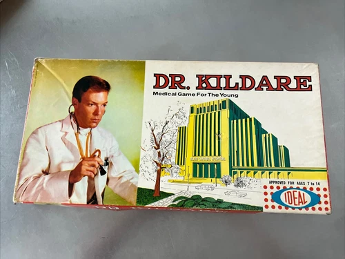 Vintage IDEAL   "Dr. Kildare",  board game,  1962