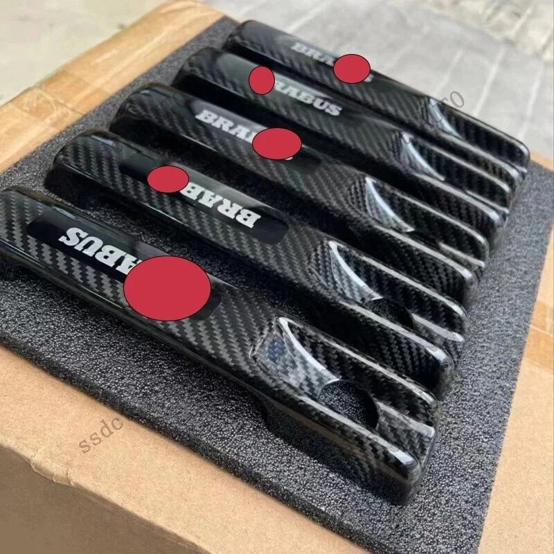 for Mercedes Benz G class CARBON door HANDLE COVER TRIM for G500 G63 W463 W464 - Image 3 of 4