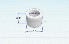 Reducing Nylon Bushing Adapter 1 to 5/8 for 3...