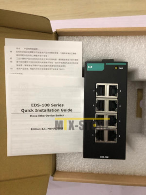 1PCS Brand new ones MOXA EDS-108 Industrial grade non network switch
