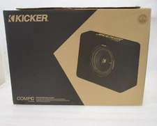 Open BOX KICKER 43TC104 Comp 10" Subwoofer Sub Speaker Box Enclosure, 4-Ohm