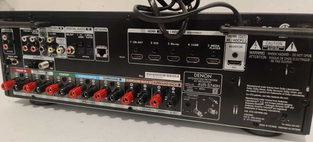 その他 denon Denon AVRS740H 7.2 Channel 165W A/V Receiver | eBay