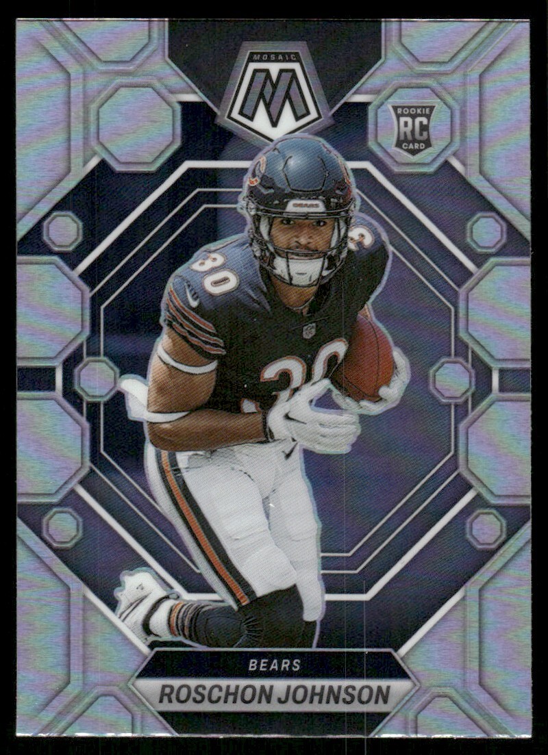 2023 Panini Mosaic Silver Prizm Roschon Johnson RC Chicago Bears #359