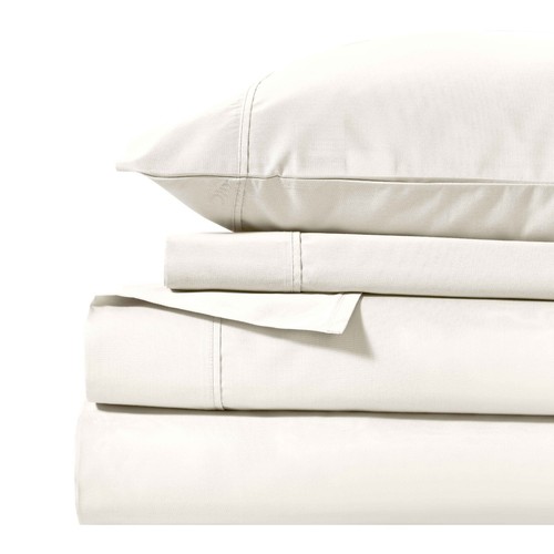 1000 Thread Count Cotton Blend Oversized Solid Deep Pocket Bed Sheet Set - 第 20/35 張圖片