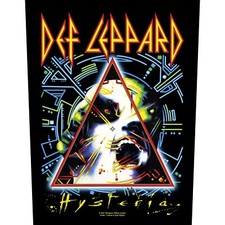 Image of DEF LEPPARD sew-on XLG backpatch - HYSTERIA