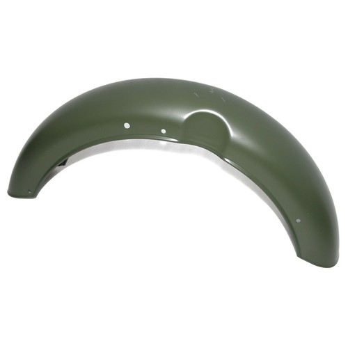 Fits Royal Enfield Classic Bullet 350 500 Front Wheel Mudguard Green AEs - Picture 1 of 15