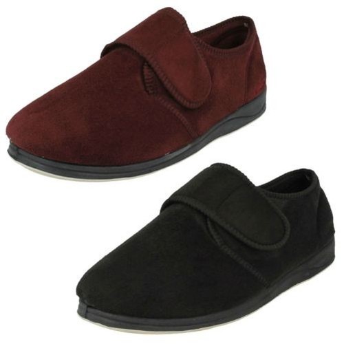Padders Charles Mens Full Slippers Burgundy UK 12