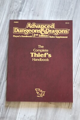 AD&D2, The Complete Thief's Handbook, TSR, englisch, sehr guter Zustand
