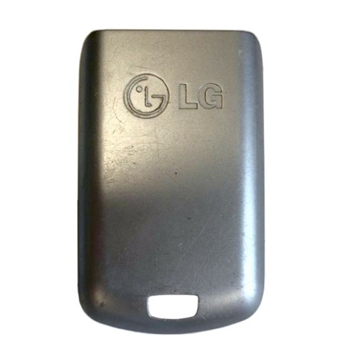 GENUINE LG 240 BATTERY COVER Door SILVER flip cell phone back panel