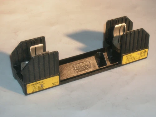BUSSMANN H60060-1C 1-POLE FUSE BLOCK 30A 600VAC CLASS H FUSES NEW