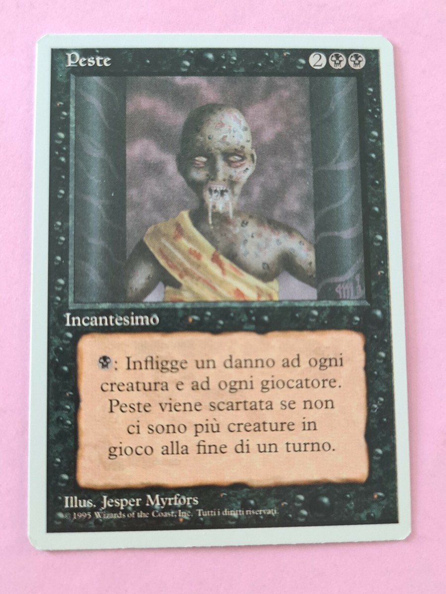 1995 | PESTILENCE | FOURTH EDITION | ITALIAN | MTG | LP #C206 | eBay