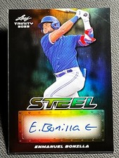 2023 Leaf Trinity STEEL ROOKIE AUTO Enmanuel Bonilla 1/5