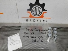 Power Components Corp 140-143 1005-12L-06 Hydraulic Fittings New (Lot of 6)