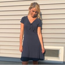 Loft Tie Front Dress NWOT