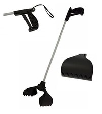 Poop Scooper Dog Pet Waste Pickup Long Handle Poo Remover Picker Scoop Tool Jaw