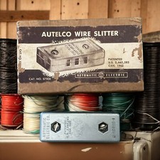 Automatic Electric Co Autelco Wire Slitter H-88698-1 Made in USA 1950s Vintage