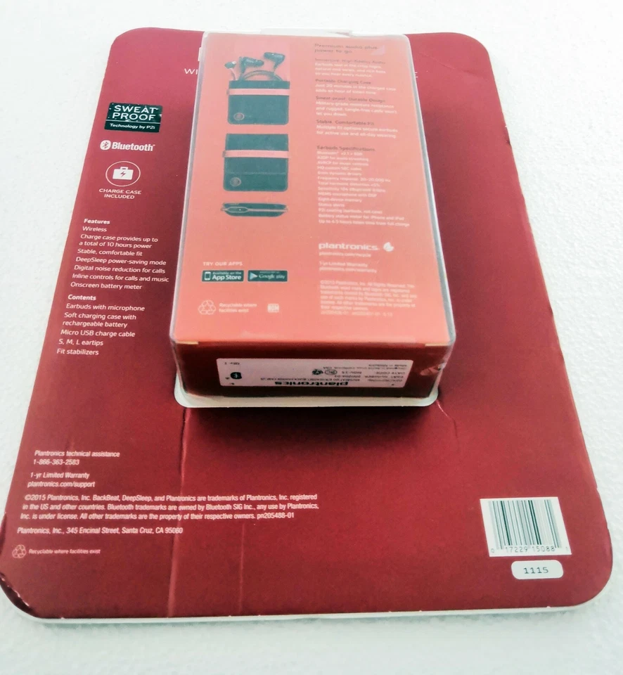 BackBeat GO 2 Wireless Earbuds and Charge Case - Black  - Image 3 of 3