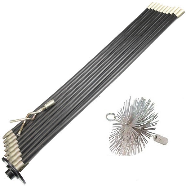 Equip247uk 100mm Drain Plunger & 50mm Worm Screw For Drain Rods – Heavy Duty Unblocking Tool