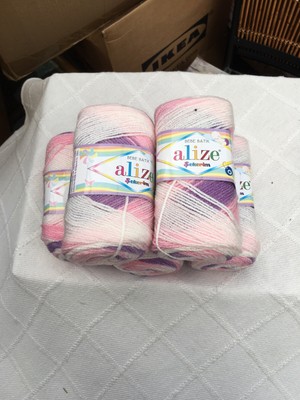 Alize Bebe Batik Dk Knitting Wool Yarn 500 Gr 5 Balls Multi Coloured Shades 2135 Ebay Alize Bebe Batik Dk Knitting Wool Yarn 500 Gr 5 Balls Multi Coloured Shades 2135 Ebay