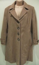 Alexon Camel & Wool Over Coat Uk Size 18-original Price £200 (new)