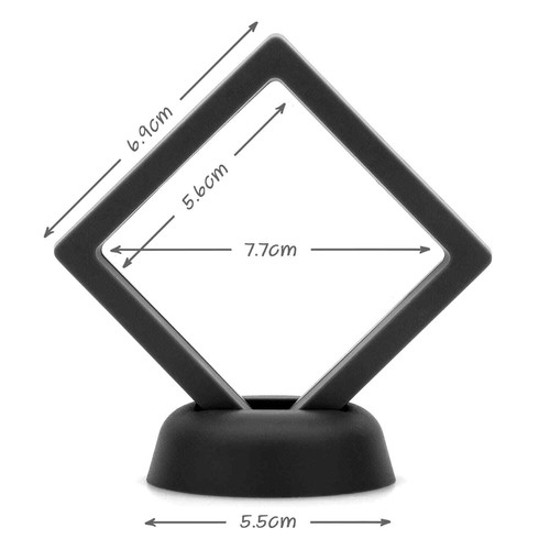 Schweberahmen 3D Display Schmuck Anhänger Münze Ring Box Etui & Ständer 5er-Pack UK - Bild 19 von 89