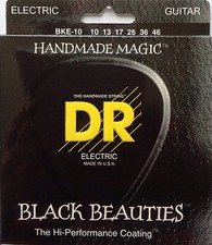DR BKE-10 Black Beauties Coated Electric Guitar Strings gauges 10-46
