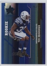 2006 Leaf Rookies & Stars Longevity Rookie Sapphire 76/99 Tim Jennings #169 2u3