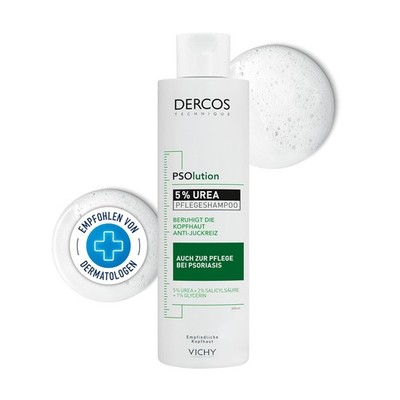 Vichy Dercos Psolution Pflegeshampoo: Beruhigendes Pflegeshampoo mit 5 % Urea