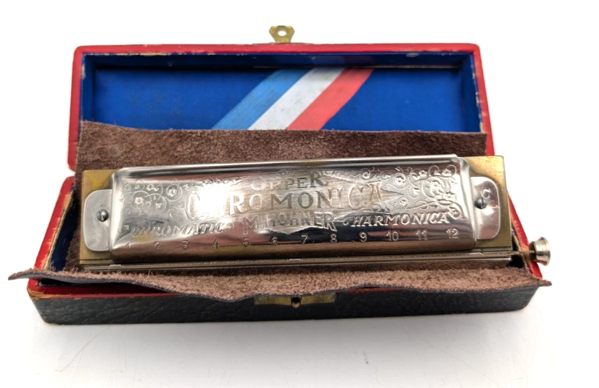 デッドストック！M. Hohner SuperChromonica ハーモニカ VINTAGE SUPER CHROMONICA M. HOHNER GERMANY CHROMATIC HARMONICA IN