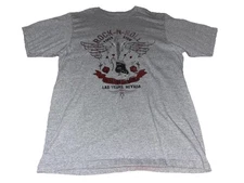 St John's Bay Graphic Tee Men's Size LT Large/Tall Las Vegas Rock N Roll Poker