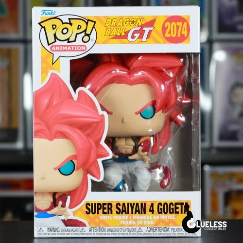 Funko Pop! Dragon Ball GT - Super Saiyan 4 Gogeta #2074 And Pop Protector