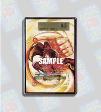 Luffy Oda Signature CGC Beckett PSA | Display Case Extended Art for One Piece Ca