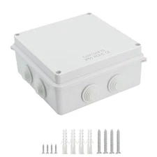 LeMotech ABS Plastic Dustproof Waterproof IP65 Junction Box Universal Electri...