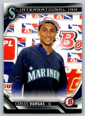 2016 Bowman International Ink  Carlos Vargas II-CV