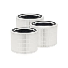 Nispira True HEPA Filter Replace for Levoit Core 200S Air Purifier 200S-RF, 3 Pk
