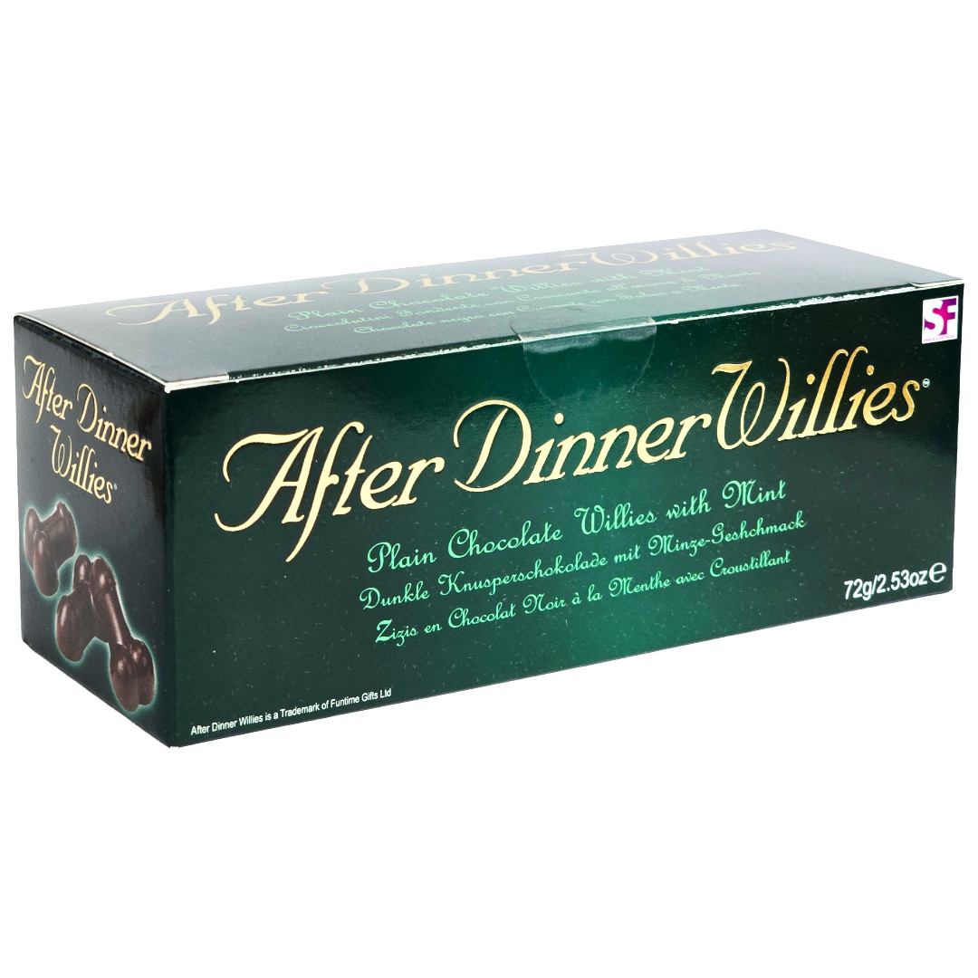 Chocolate Willies After Dinner Willy Shaped Chocolate With Mint Fun Party Gift