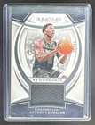 Anthony Edwards 2024 Panini Immaculate #16 Remarkable Jerseys GU Patch 32/99