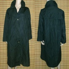 BLAUER REGENMANTEL - RAINCOAT - NYLON - VINTAGE - KLEPPER - GR. M - L