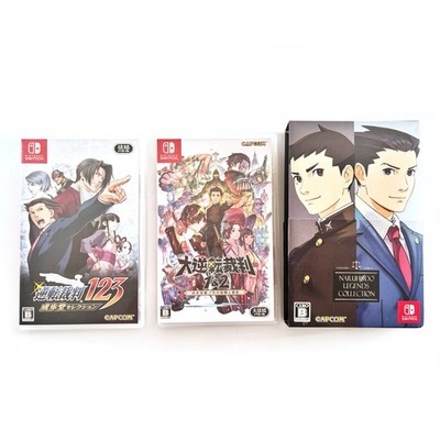 Ace Attorney Naruhodo Legends Collection JAPAN LIKE NEW 2022 Nintendo Switch CIB
