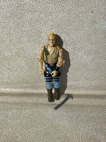 1985 Hasbro G.I. Joe Dreadnok Buzzer V1 Figure Vintage ARAH w/ Accessory
