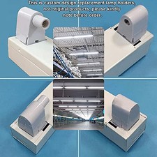6 Pairs Tombstone Base Holder Socket Connector with T8 T10 T12 Single Pin FA8