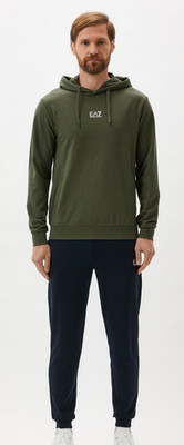EMPORIO ARMANI $245 EA7 Mens Tracksuit Hoodie & Jogger Pants AUTHENTIC NEW Green