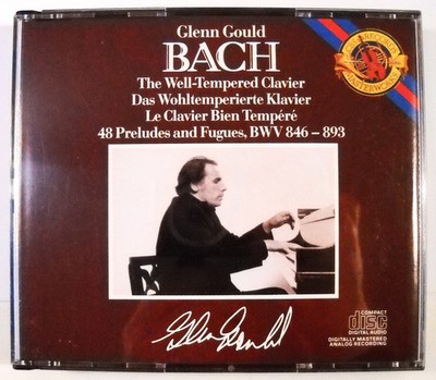 Glenn Gould plays J.S. BACH The Well Tempered Clavier - 3 CD set Complete