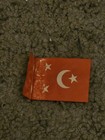 ANTIQUE 1881 - 1914 KHEDIVATE OF EGYPT MINIATURE PAPER ALCOHOL FLAG — photo 3