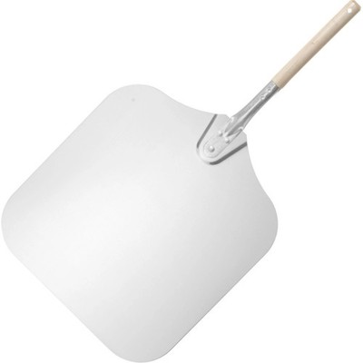 Pizzaschaufel mit kurzem Griff, quadratisch, 405 x 760 mm - Hendi 618059