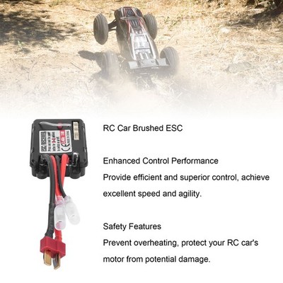 RC Car Brushed ESC Enhanced Performance Electronic Speed Controller For 1610 SET